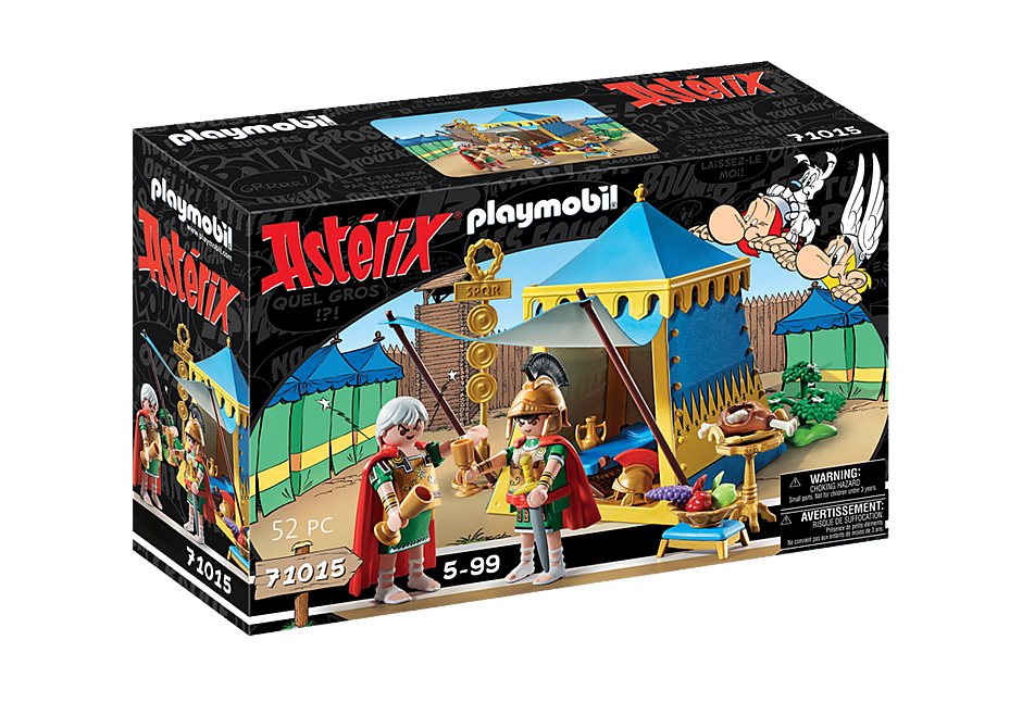 71015 Asterix: Leader`s tent with generals detail image 2